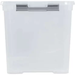 Opbergboxen-Curver Handy+ Opbergbox - 65L - 2 stuks - Transparant met deksel