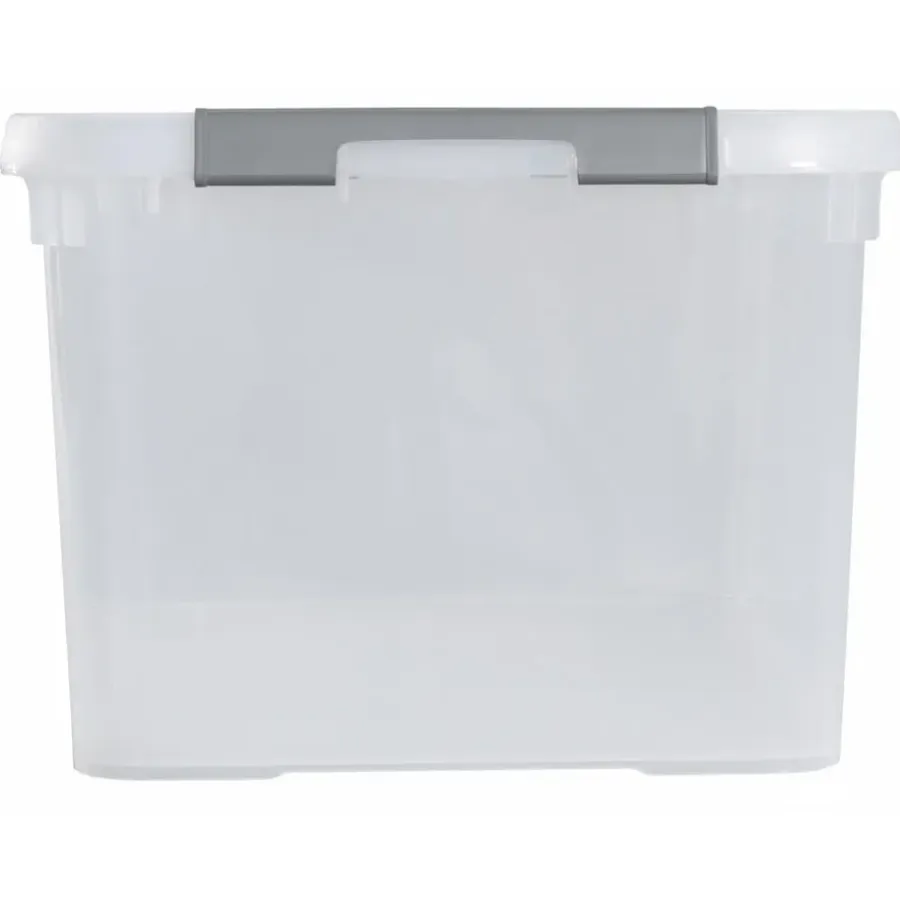 Curver Handy+ Opbergbox - 50L - 2 stuks - Transparant met deksel