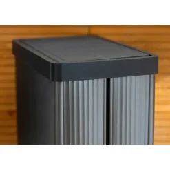 Prullenbakken-Curver Verto High - Prullenbak 54L - Blauw - 44x27x69cm