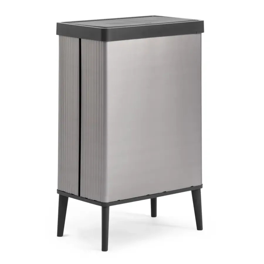Curver Verto High 54L prullenbak - Grijs - 44x27x69cm