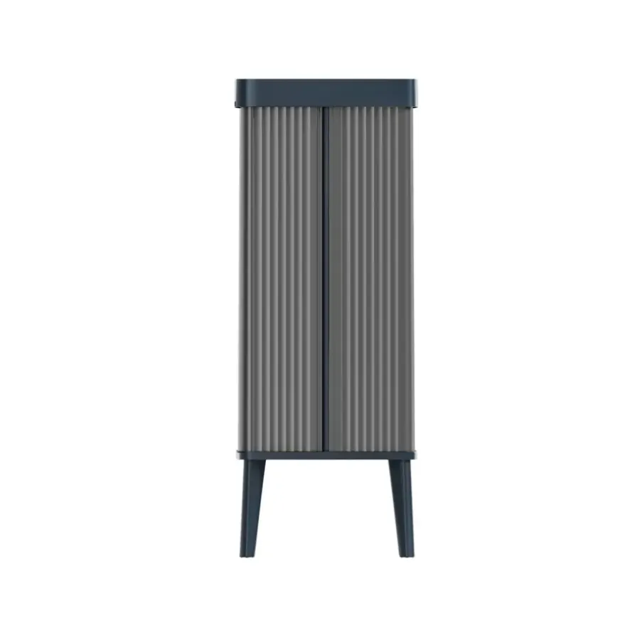 Curver Verto High 54L prullenbak - Grijs - 44x27x69cm