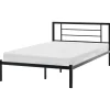 Leen Bakker CUSSET - Tweepersoonsbed - Zwart - 120 x 200 cm - Metaal