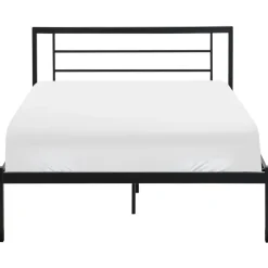 Leen Bakker CUSSET - Tweepersoonsbed - Zwart - 120 x 200 cm - Metaal