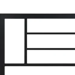 Leen Bakker CUSSET - Tweepersoonsbed - Zwart - 120 x 200 cm - Metaal
