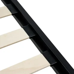 Leen Bakker CUSSET - Tweepersoonsbed - Zwart - 120 x 200 cm - Metaal