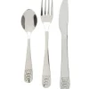 Excellent Houseware Cutlery for Kids bestekset met beer - 3-delig - RVS - kinderen