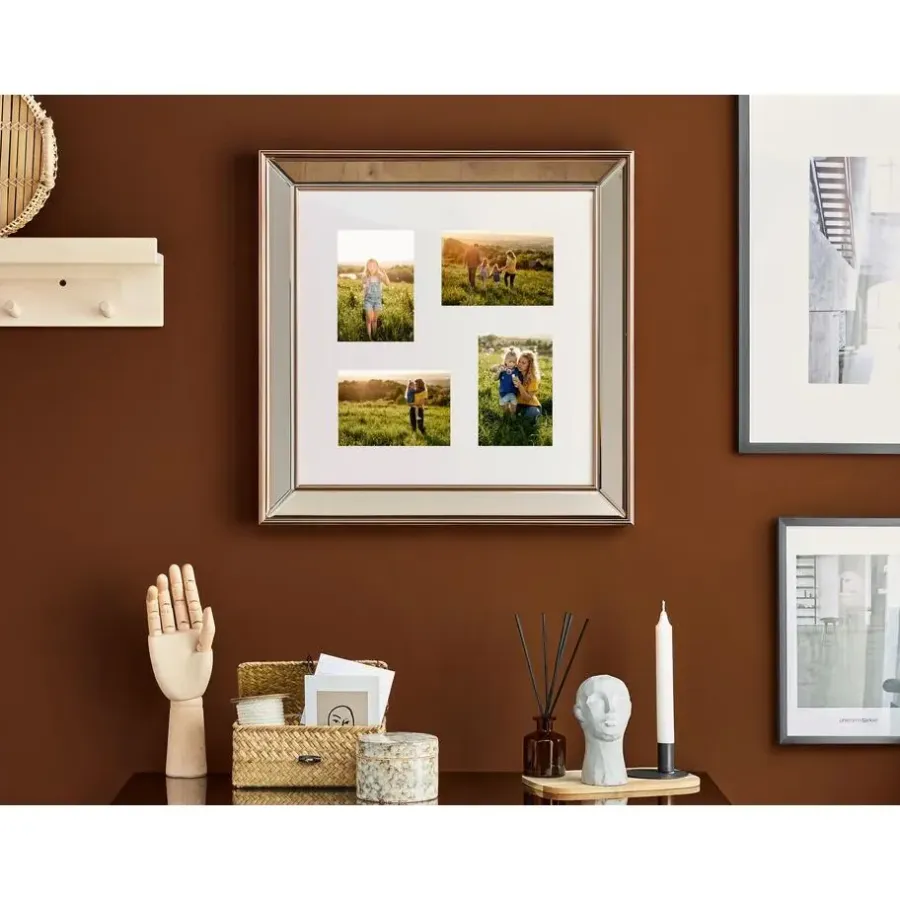 Beliani DABOLA - Fotolijst - Koper - Liggend - 52 cm - Glas