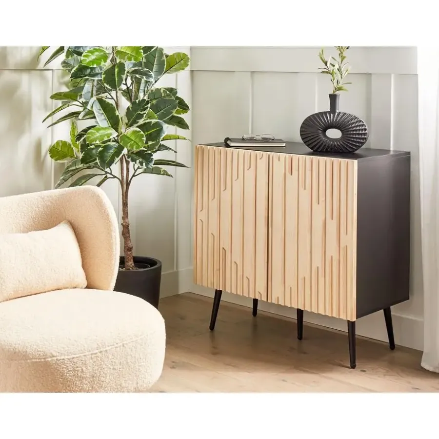 Leen Bakker DALCROSS - Dressoir - Lichte houtkleur - MDF