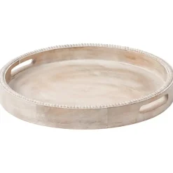 Borden-Leen Bakker DAMANHUR - Dienblad - Lichtbruin - Mangohout