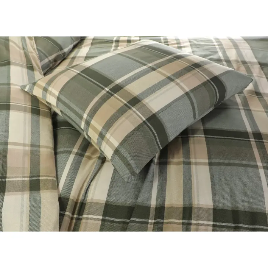 Day Dream Bram - Dekbedovertrek - Eenpersoons - 140 x 200/220 - Groen