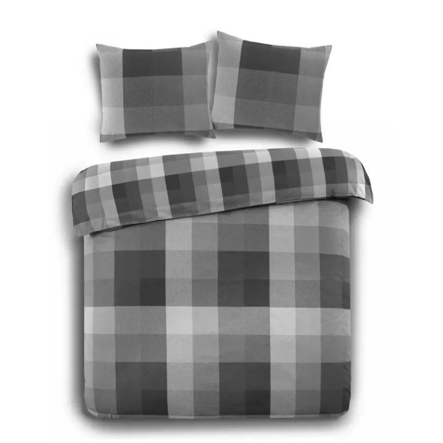 Day Dream Dekbedovertrek Phil - 200x200/220 cm -Zwart