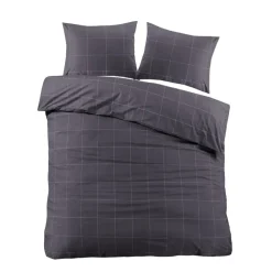 Lits-Jumeaux Dekbedovertrekken-Day Dream Duuk - Dekbedovertrek - Lits-jumeaux - 240x200/220 cm - Grijs