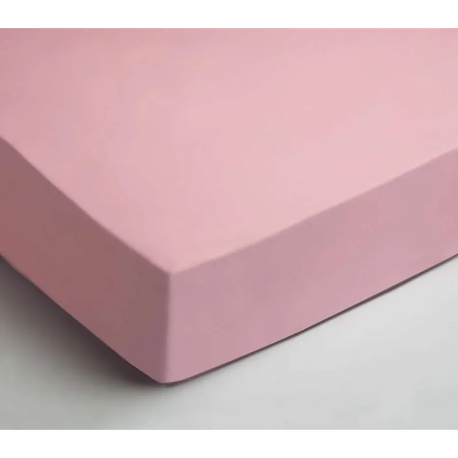 Hoeslakens-Day Dream Hoeslaken - jersey - 190x220 cm - Roze