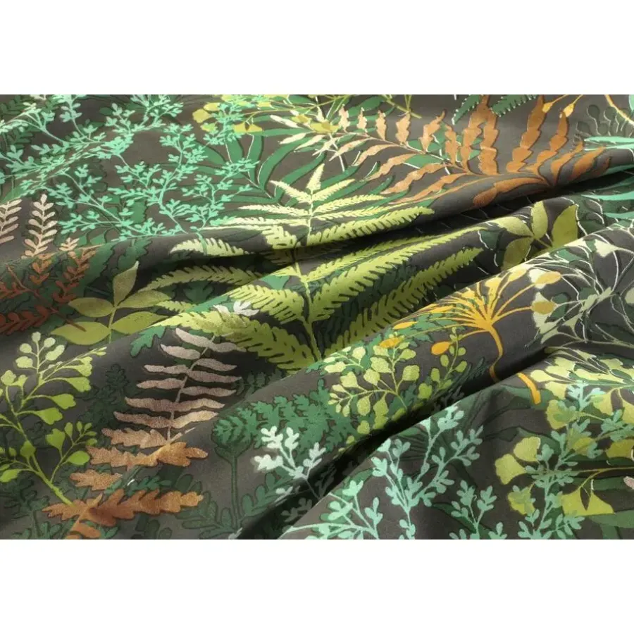 Lits-Jumeaux Dekbedovertrekken-Day Dream Linde - Dekbedovertrek - Lits-jumeaux - 240x200/220 cm - Zwart