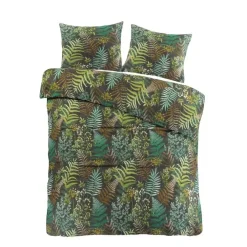 Day Dream Linde - Dekbedovertrek - Tweepersoons - 200x200/220 cm - Zwart