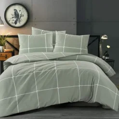 Day Dream Stan - Dekbedovertrek - Tweepersoons - 200 x 200/220 - Groen