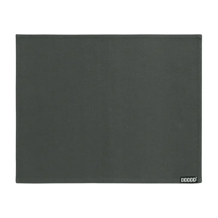 Placemats-DDDDD placemat Kit - 35x45 cm - Antraciet - set van 2 stuks