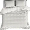 De Witte Lietaer Dekbedovertrek Katoen Satijn Olivia - 240 x 220 cm - Beige
