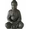 Beelden-Deco by Boltze Boeddha beeld Zen - antiek grijs - 34 x 45 x 70 cm