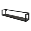 Decor 88 wandplank Farrow vintage zwart 81x17x17cm