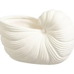 Leen Bakker Decoratie object Schelp - off-white - 10x20x12 cm