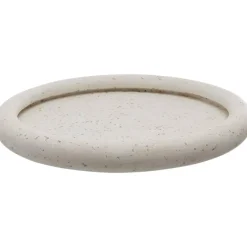 Dienbladen-Leen Bakker Decoratie tray Nordic - off-white - Ø26cm