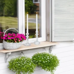 Kandelaars En Windlichten-Merkloos Decoration kaarsen kandelaar - dinerkaarsen - glas - 20 cm