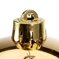 Kerstballen-Decoris Kerstballen - 4x st - goud - 10 cm - kunststof