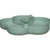 Tuindecoratie-Decoris Vogelbad - turquoise - bamboe - 23 cm - drinkschaal
