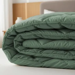 Sleeptime Dekbed zonder Overtrek Diamond 200x200 – Incl. Kussenslopen – Wasbaar – Groen