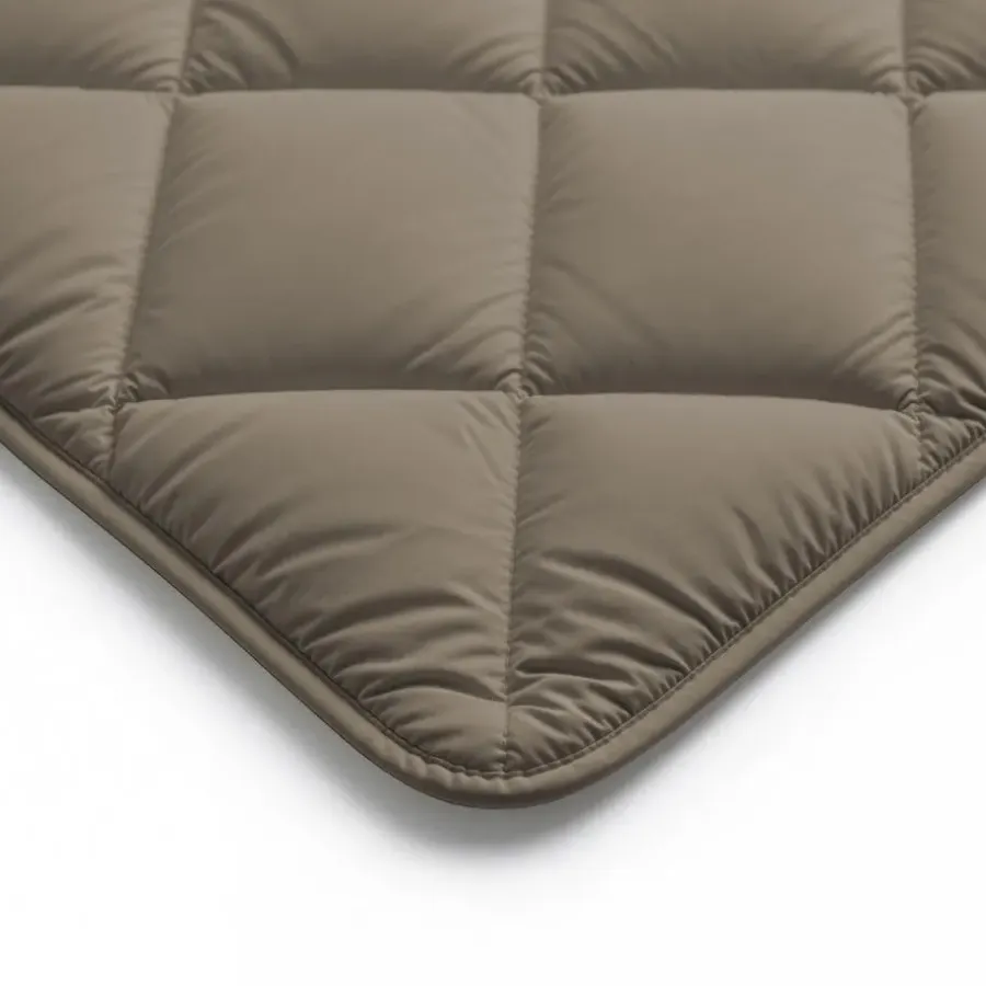 Sleeptime Dekbed zonder Overtrek Diamond 200x200 – Incl. Kussenslopen – Wasbaar – Taupe