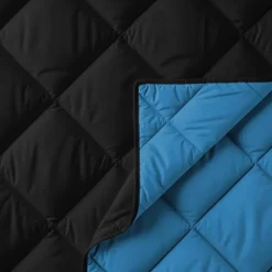 Dekbedden-Sleeptime Dekbed zonder Overtrek Diamond 200x200 – Met Kussenslopen– Wasbaar – Zwart/Blauw