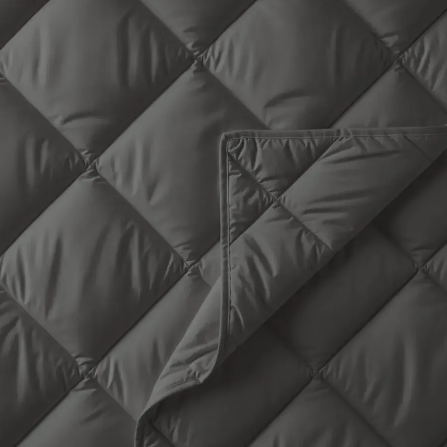 Dekbedden-Sleeptime Dekbed zonder Overtrek Diamond 200x200 – Met Kussenslopen – Wasbaar – Antraciet
