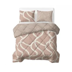 Dekbedden-Sleeptime Dekbed zonder Overtrek Shapes 240x220 – Zacht & Wasbaar – Incl. 2 Kussenslopen