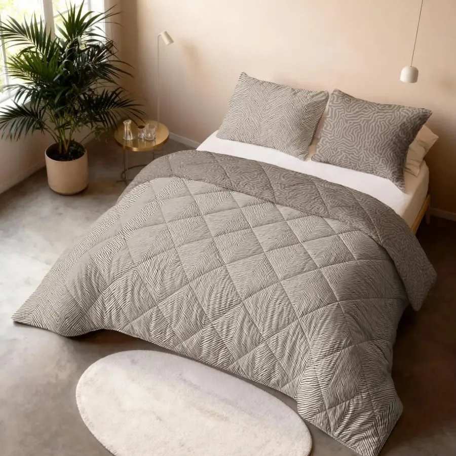 Dekbedden-Sleeptime Dekbed zonder Overtrek Solitude 140x200 – Zacht & Wasbaar – Incl. Kussensloop