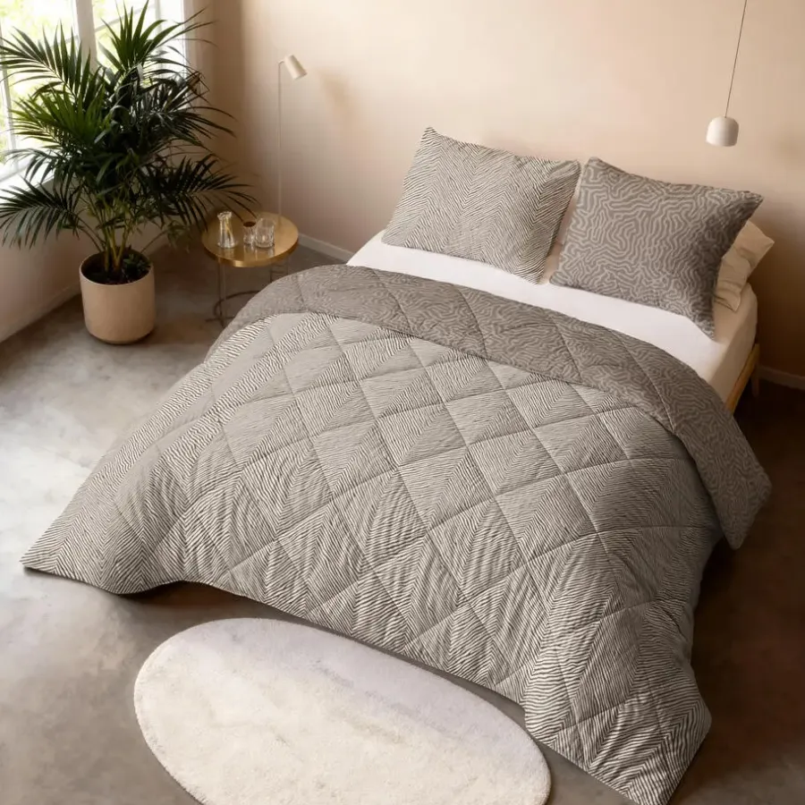 Dekbedden-Sleeptime Dekbed zonder Overtrek Solitude 240x220 – Zacht & Wasbaar – Incl. 2 Kussenslopen
