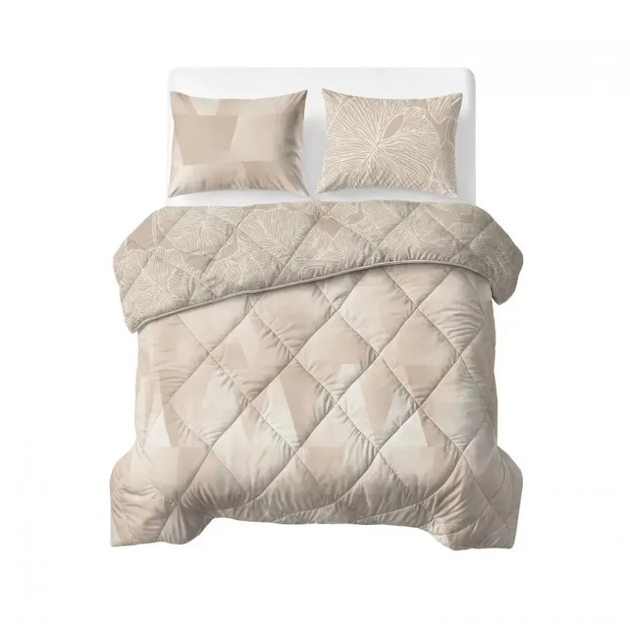 Dekbedden-Sleeptime Dekbed zonder Overtrek Triangles 240x220 – Zacht & Wasbaar – Incl 2 Kussenslopen