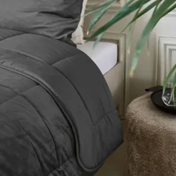 Dekbedden-Sleeptime Dekbed zonder Overtrek Velvet 240x200 – Superzacht & Wasbaar – Antraciet