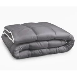Sleeptime Dekbed zonder Overtrek 140x200 – Incl. Kussenslopen – Wasbaar – Antraciet