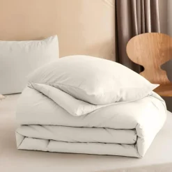 Sleeptime Dekbed zonder Overtrek 140x200 – Incl. Kussenslopen – Wasbaar – Crème