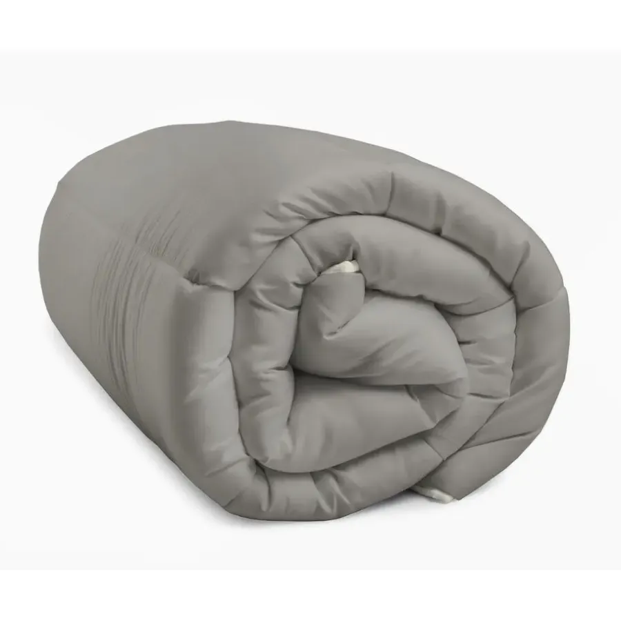 Sleeptime Dekbed zonder Overtrek 140x200 – Incl. Kussenslopen – Wasbaar – Crème/Kaki
