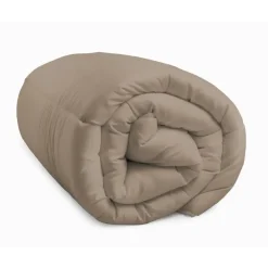 Dekbedden-Sleeptime Dekbed zonder Overtrek 140x200 – Incl. Kussenslopen – Wasbaar – Taupe