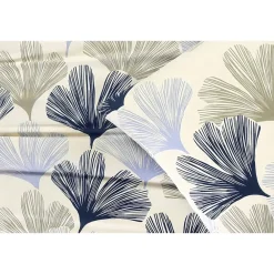 Leen Bakker Dekbedovertrek Boaz - wit/blauw - 240x220 cm