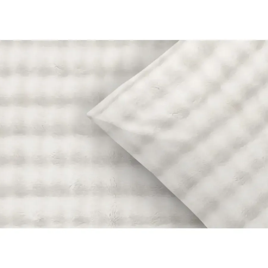 Dekbedovertrekken-Leen Bakker Dekbedovertrek Brylin - off-white - 140x200/220 cm