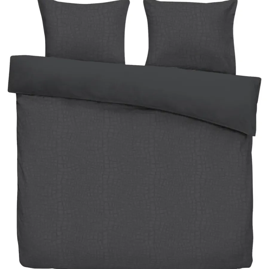 Byrklund Dekbedovertrek Cozy Contour - antraciet - 240x220 cm