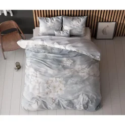 2-Persoons Dekbedovertrekken-Sleeptime Dekbedovertrek Frost Nature 200x220 – Zacht & Ademend – Incl. 2 Kussenslopen