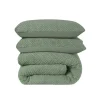 Dekbedovertrekken|1-Persoons Dekbedovertrekken-Sleeptime Dekbedovertrek Fur Teddy 140x220 – Fluweelzacht & Knus Design – Groen