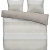 Leen Bakker Dekbedovertrek Hidde - beige/blauw - 200x220 cm