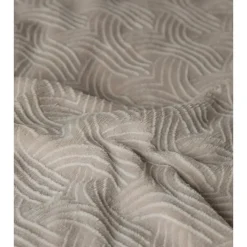 Sleeptime Dekbedovertrek Japandi 200x220 – Flanel Fleece – Zacht & Warm – Taupe