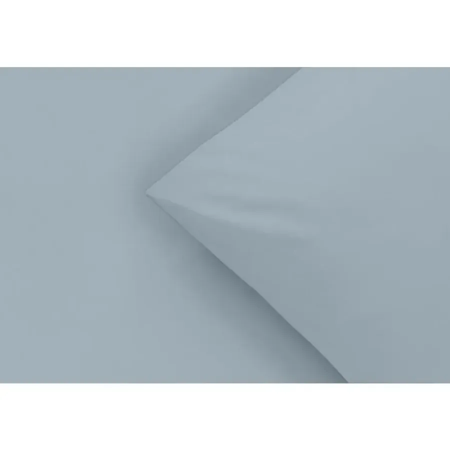 2-Persoons Dekbedovertrekken-Leen Bakker Dekbedovertrek Luka - blauw - 200x200/220 cm